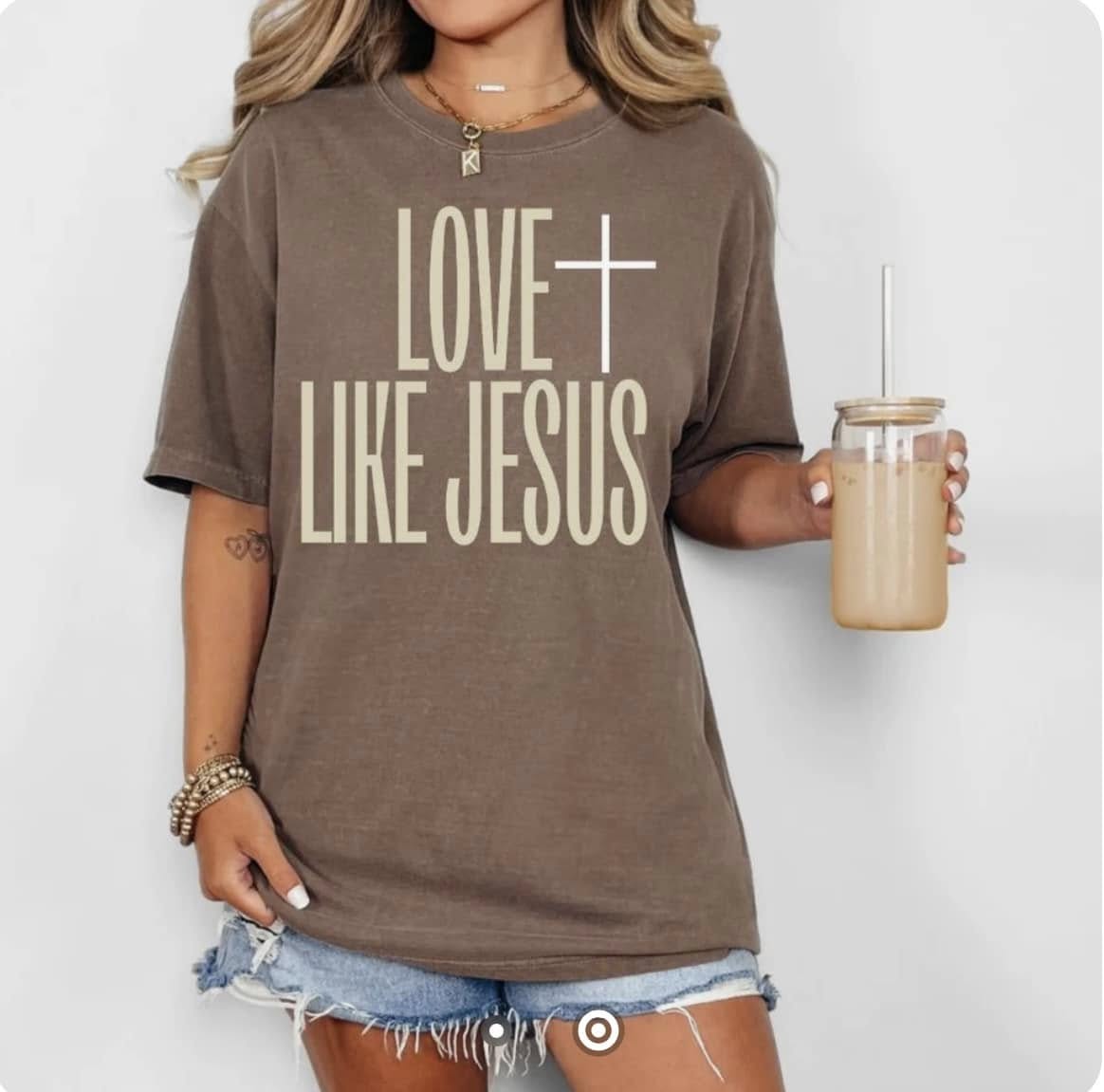 "Love Like Jesus" Inspirational Christian T-Shirt