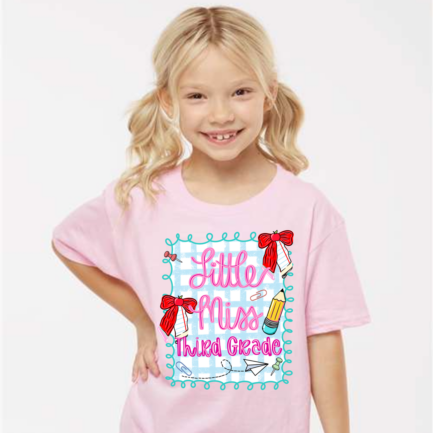 Smart & Saved – Girls Grade Level Tee (Preschool–5th Grade)