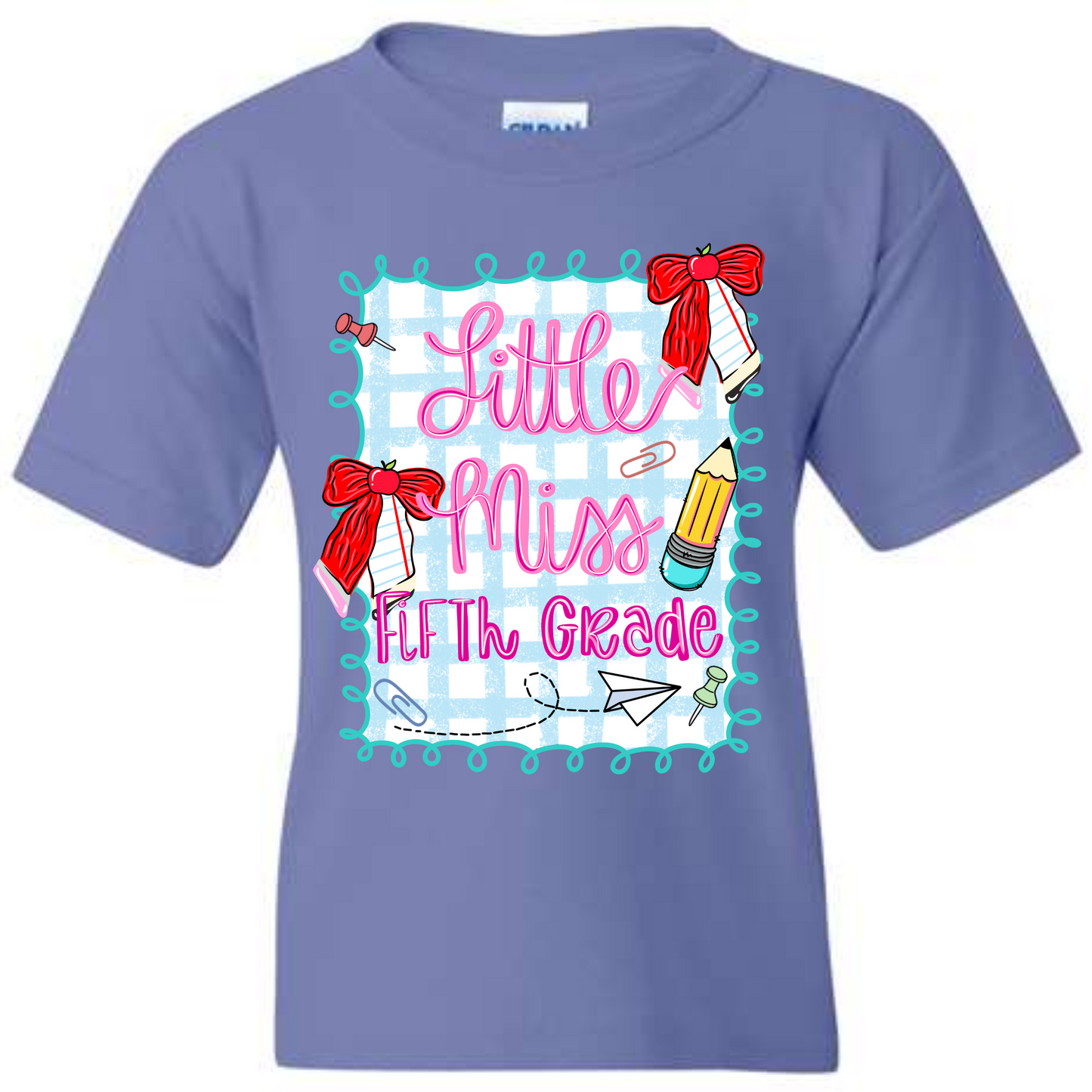 Smart & Saved – Girls Grade Level Tee (Preschool–5th Grade)