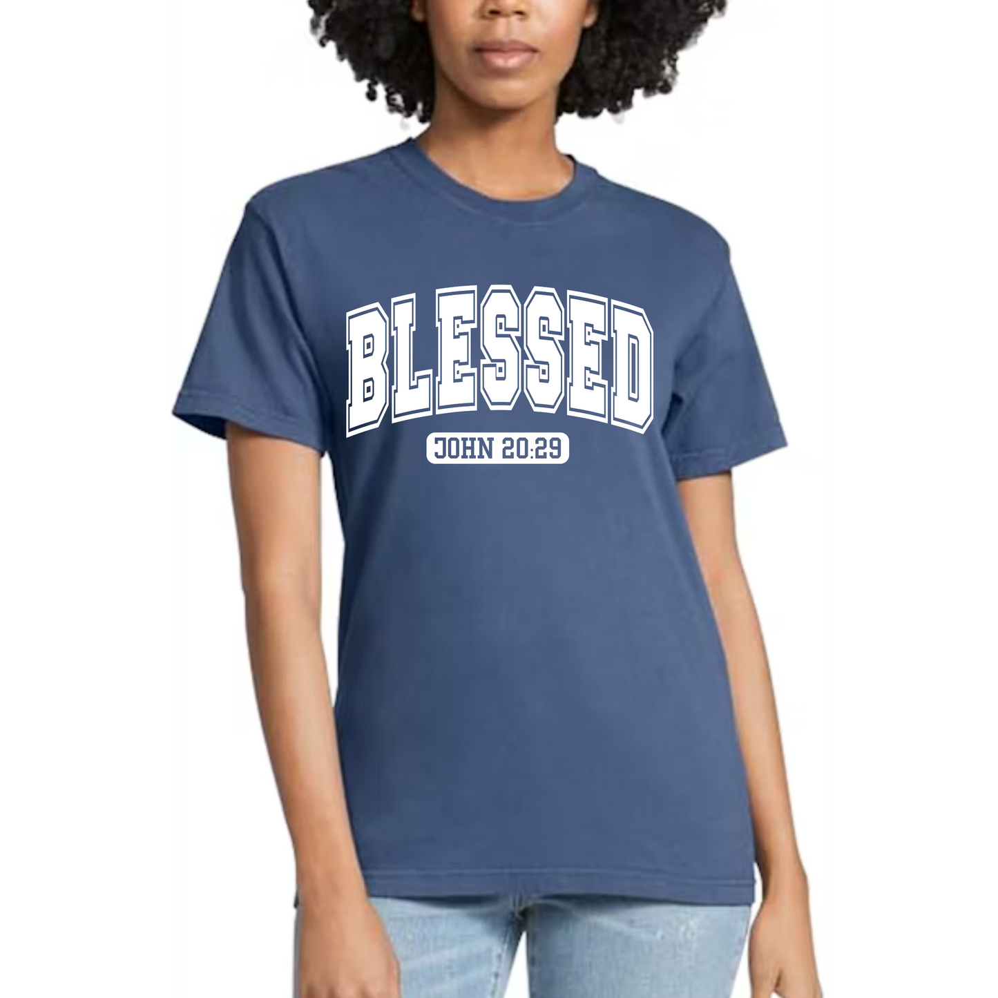 "Blessed" Inspirational Comfort Colors T-Shirt