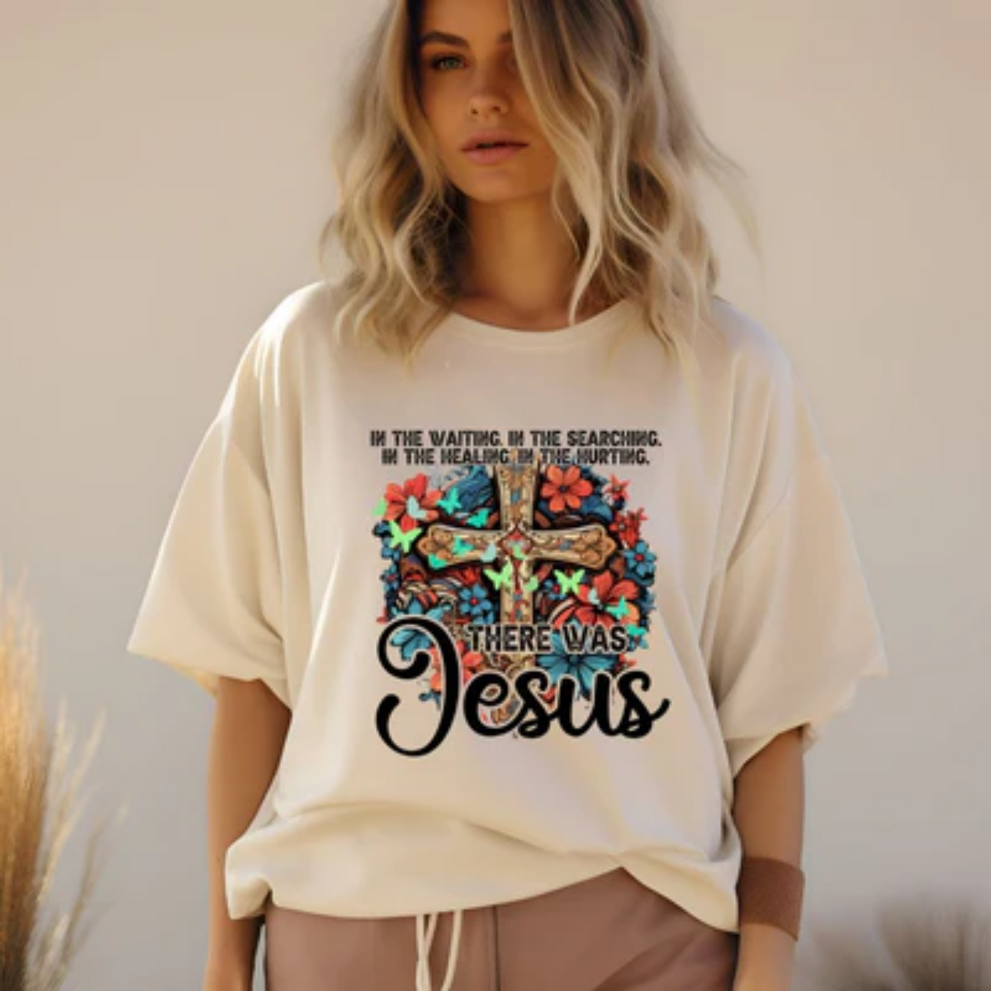 There Was Jesus Inspirational T-Shirt – TCM Designs