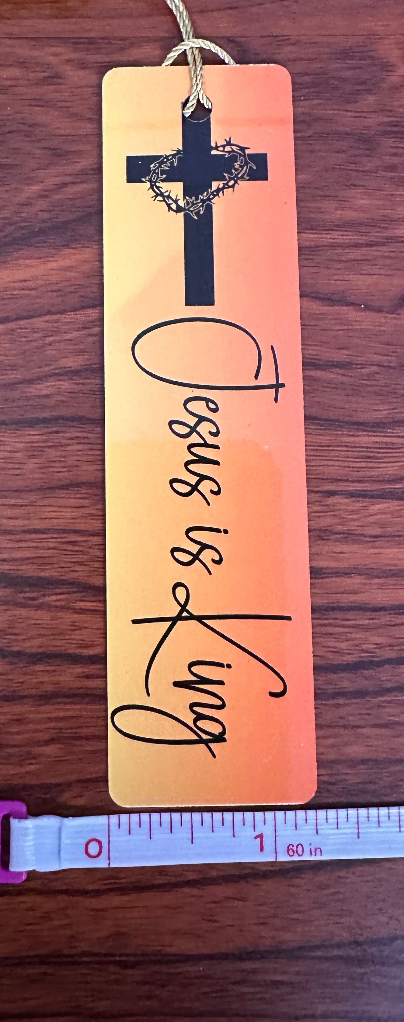 Jesus Is King – Faith-Inspired Christian Bookmark