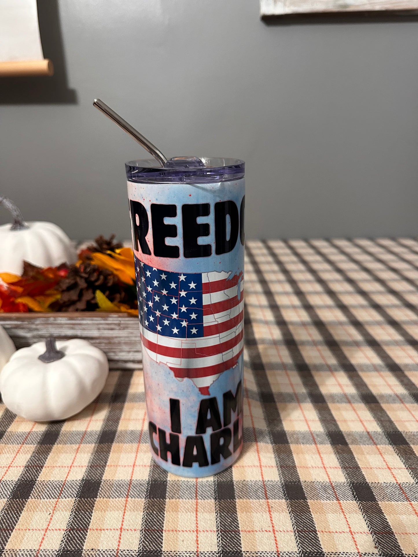 20 oz I AM CHARLIE KIRK TUMBLER