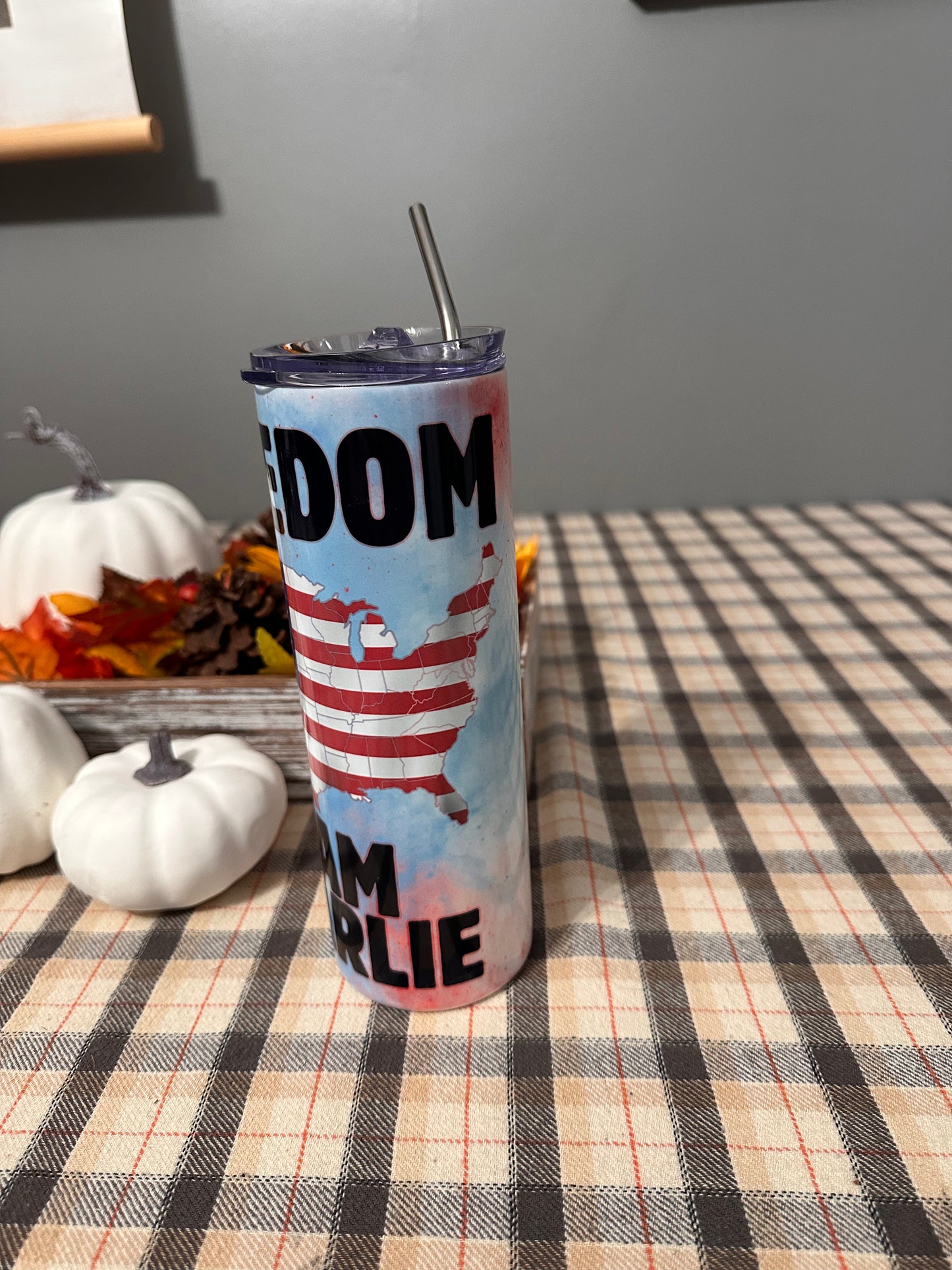 20 oz I AM CHARLIE KIRK TUMBLER