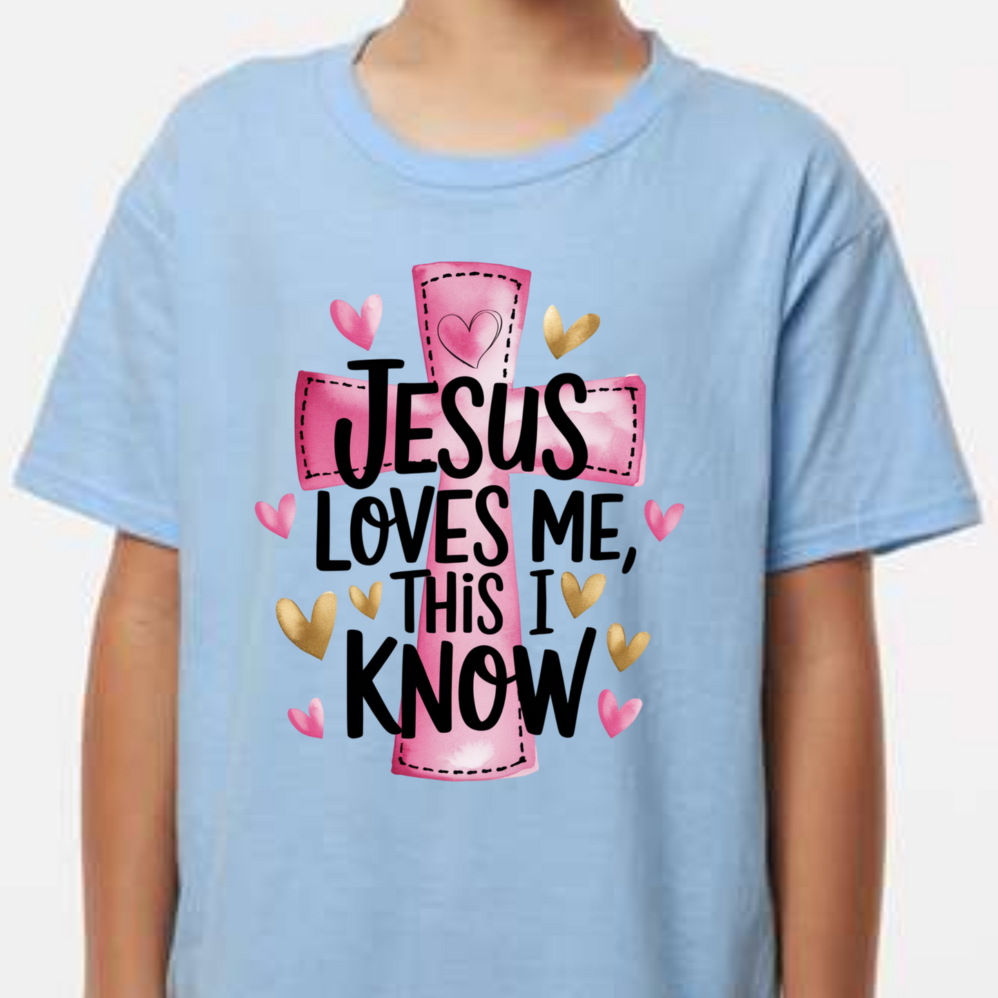 Jesus Loves Me – Girls Faith Tee