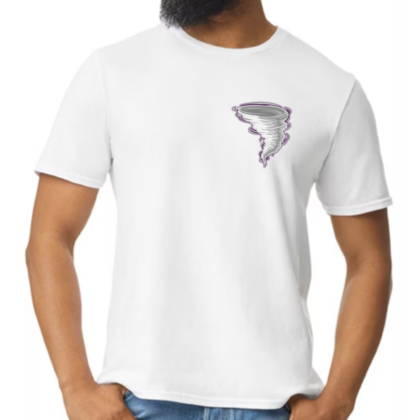 Purvis High School Tornadoes Spirit Tee – Purple & Gold Glitter Edition