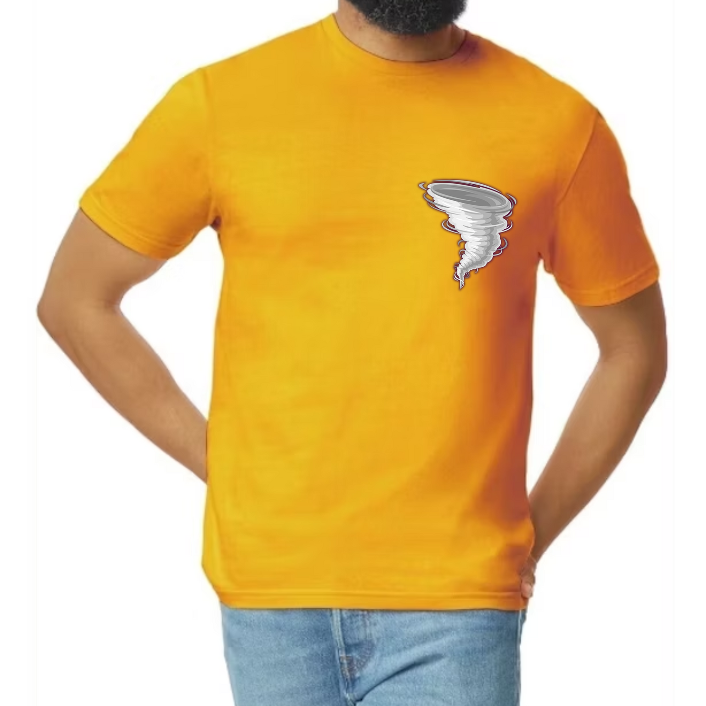 Purvis High School Tornadoes Spirit Tee – Purple & Gold Glitter Edition