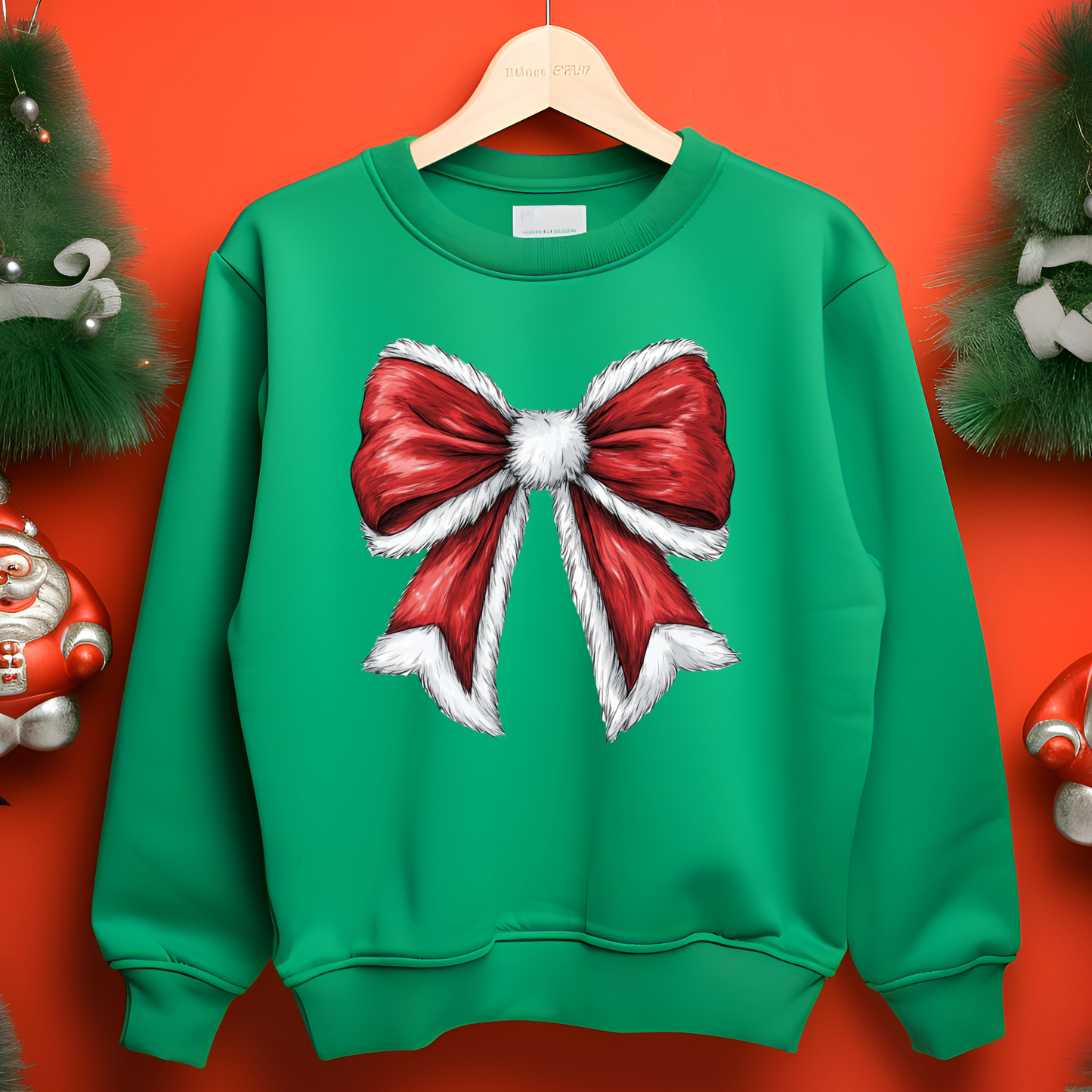 Santa Bow Tee