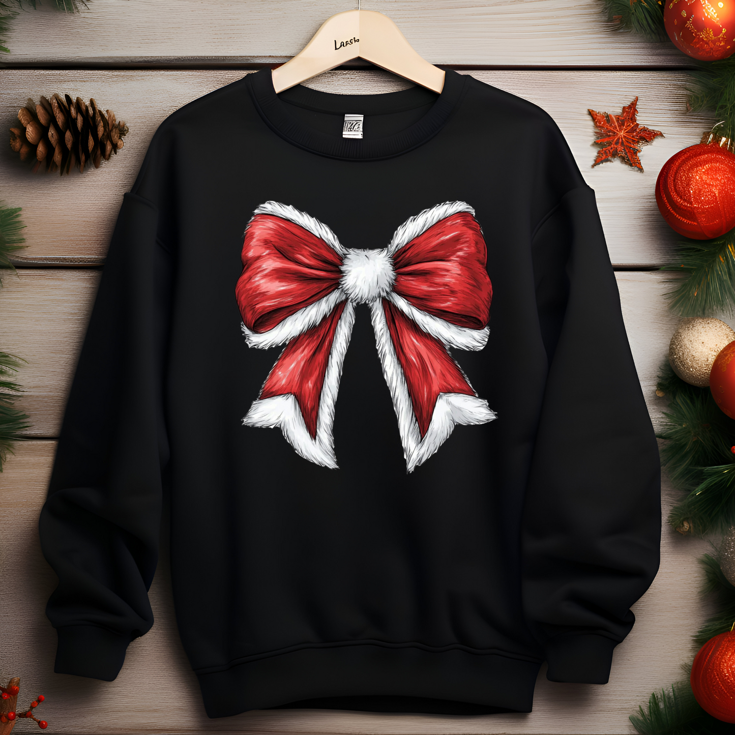 Santa Bow Tee