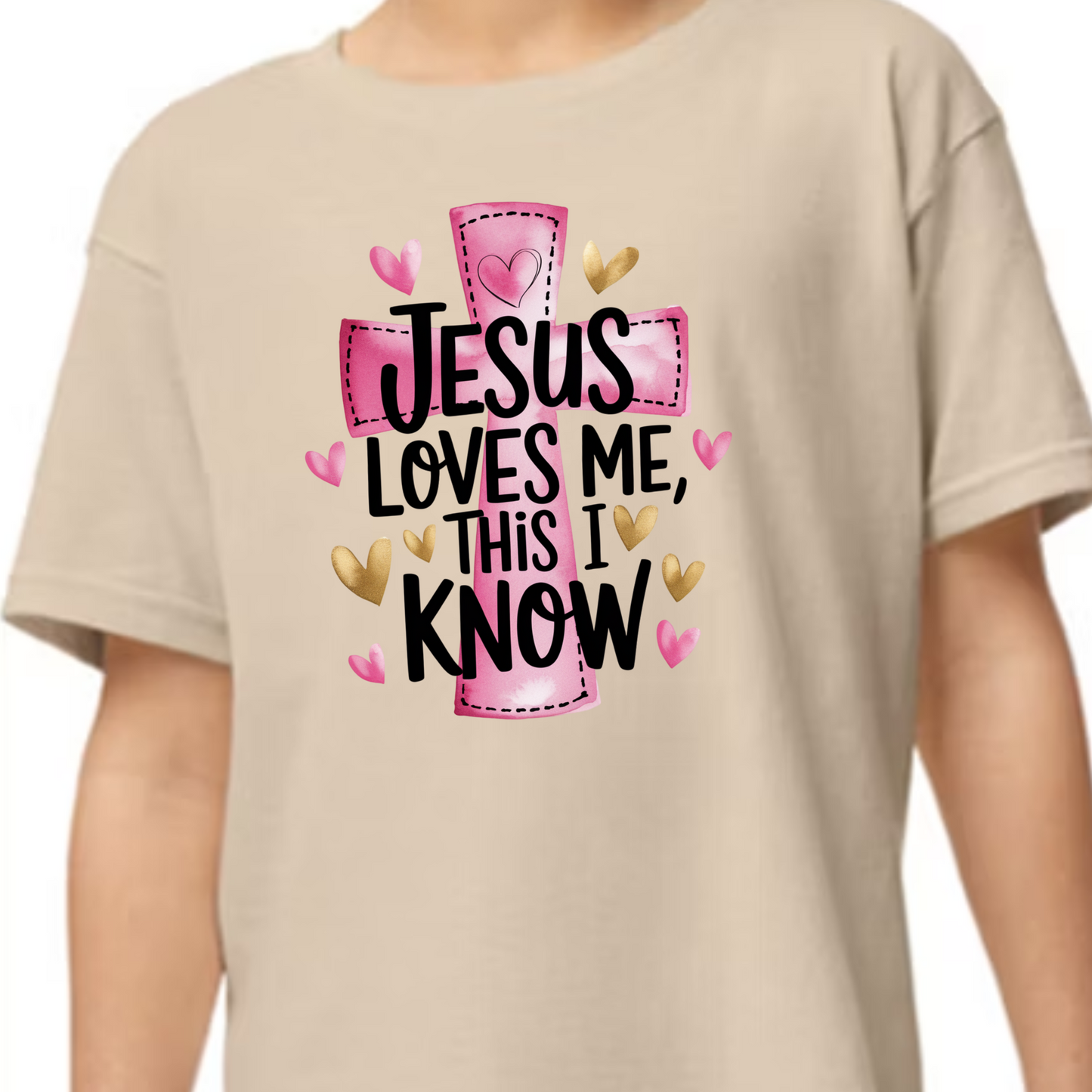 Jesus Loves Me – Girls Faith Tee