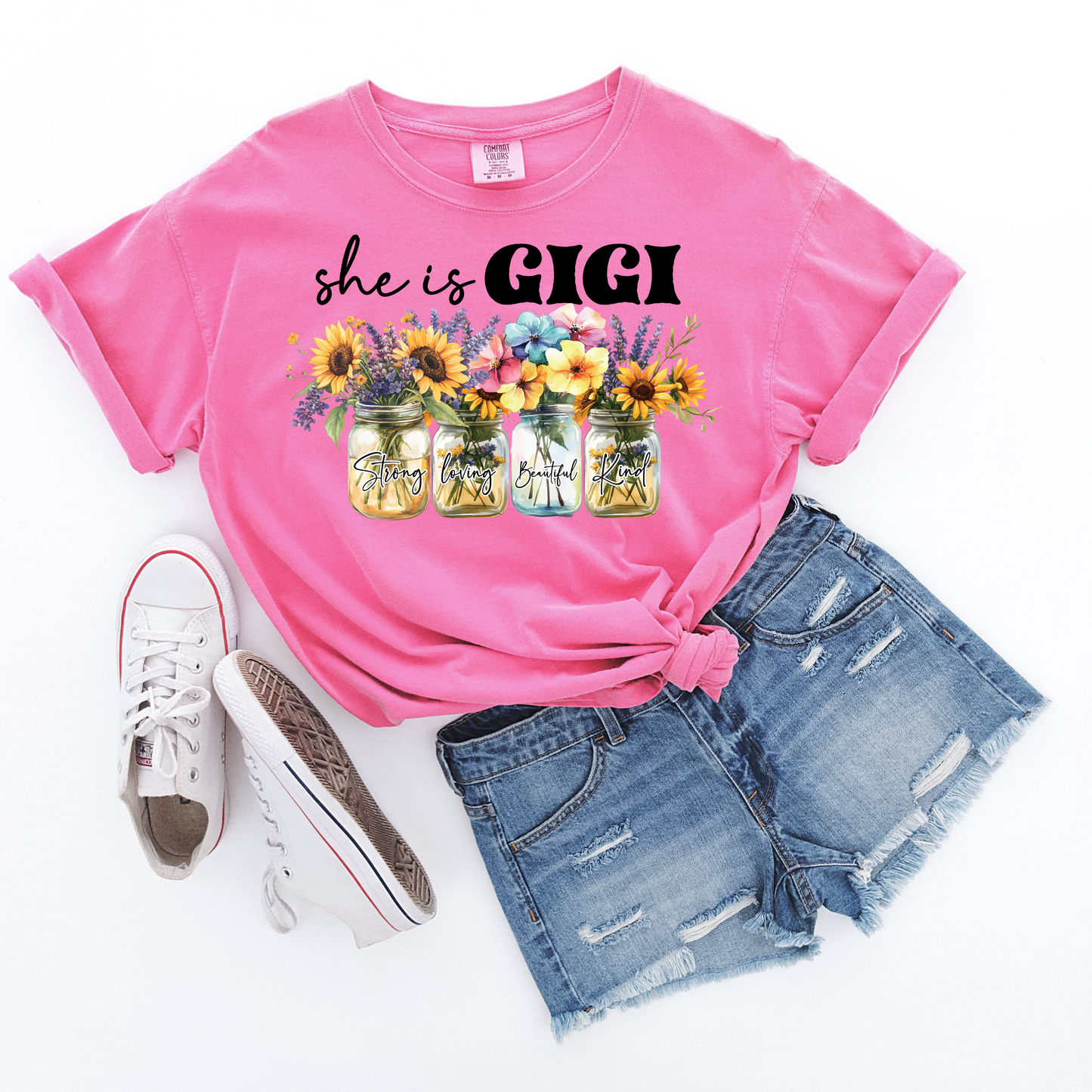 She Is Mom" Comfort Colors Tee – Mother's Day Edition