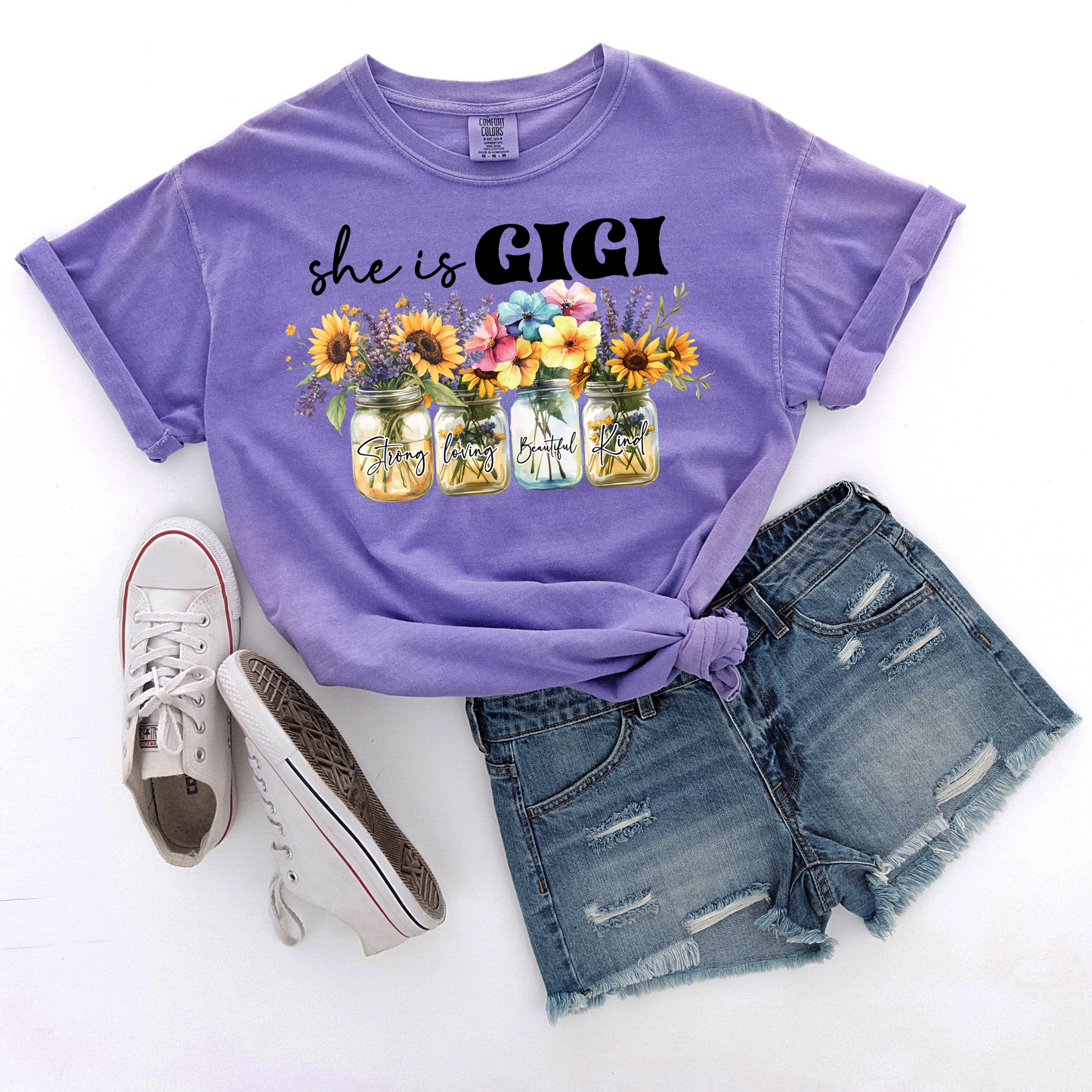 She Is Mom" Comfort Colors Tee – Mother's Day Edition