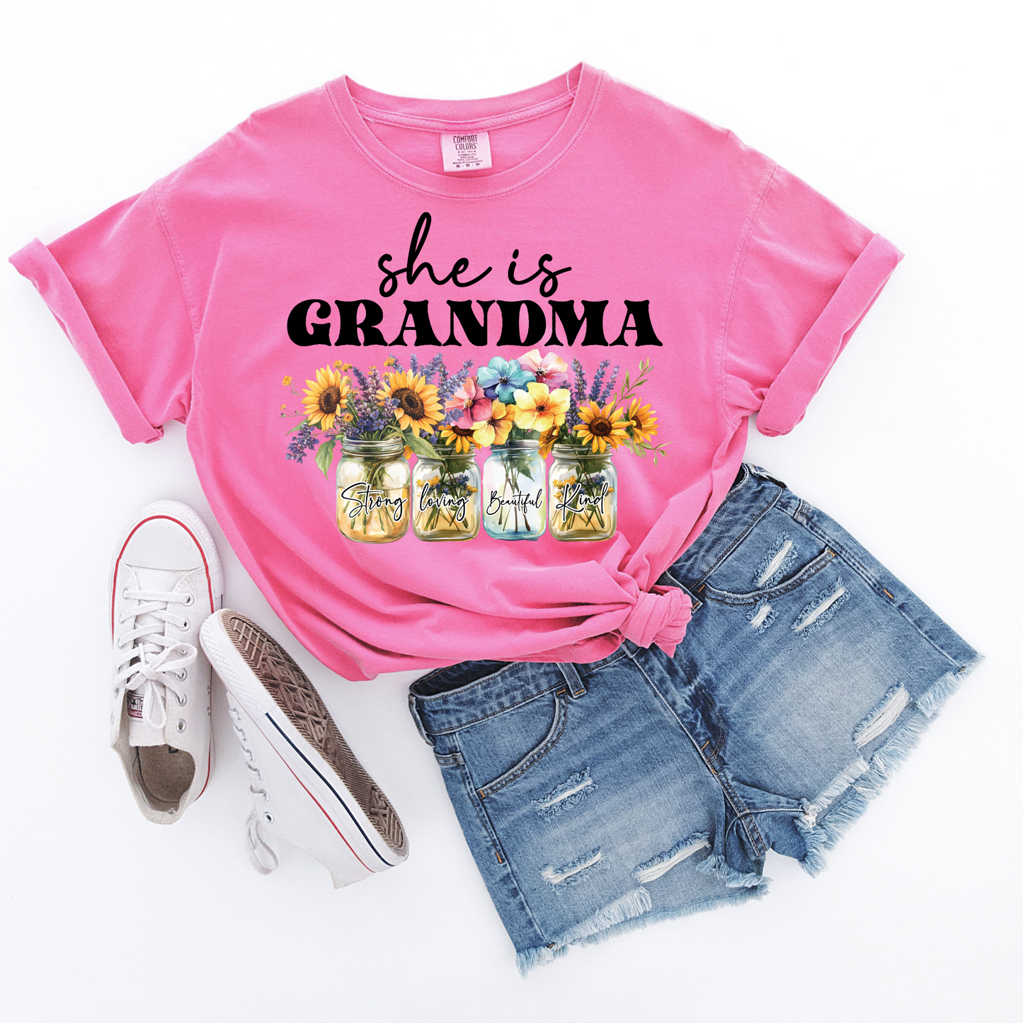 She Is Mom" Comfort Colors Tee – Mother's Day Edition
