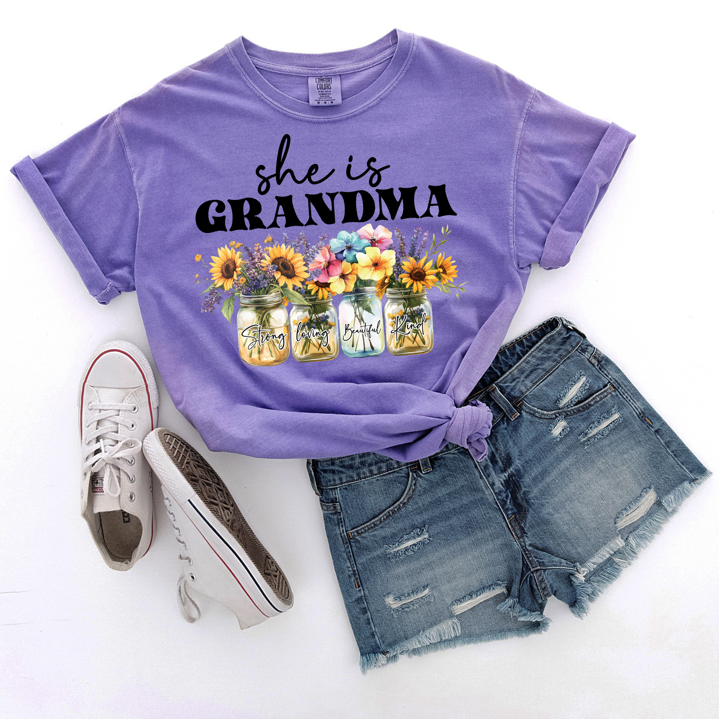 She Is Mom" Comfort Colors Tee – Mother's Day Edition