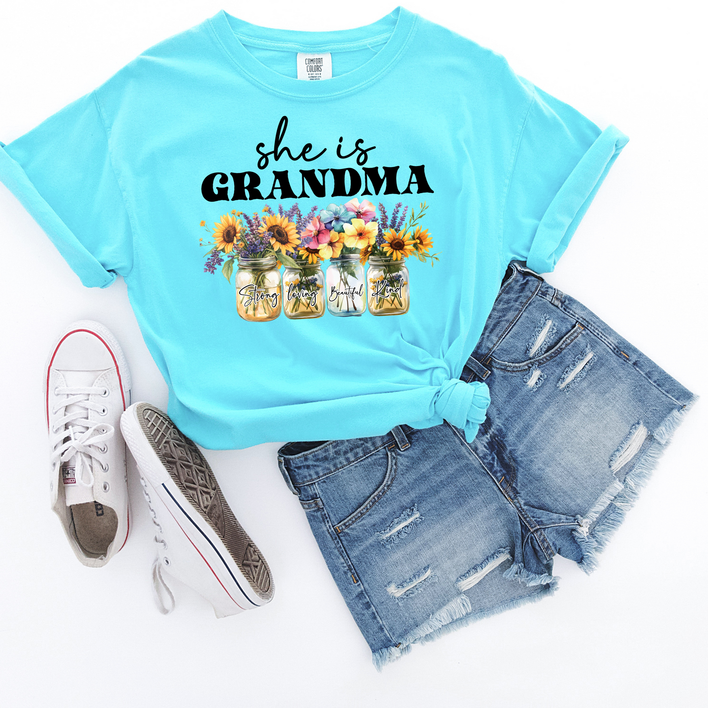 She Is Mom" Comfort Colors Tee – Mother's Day Edition