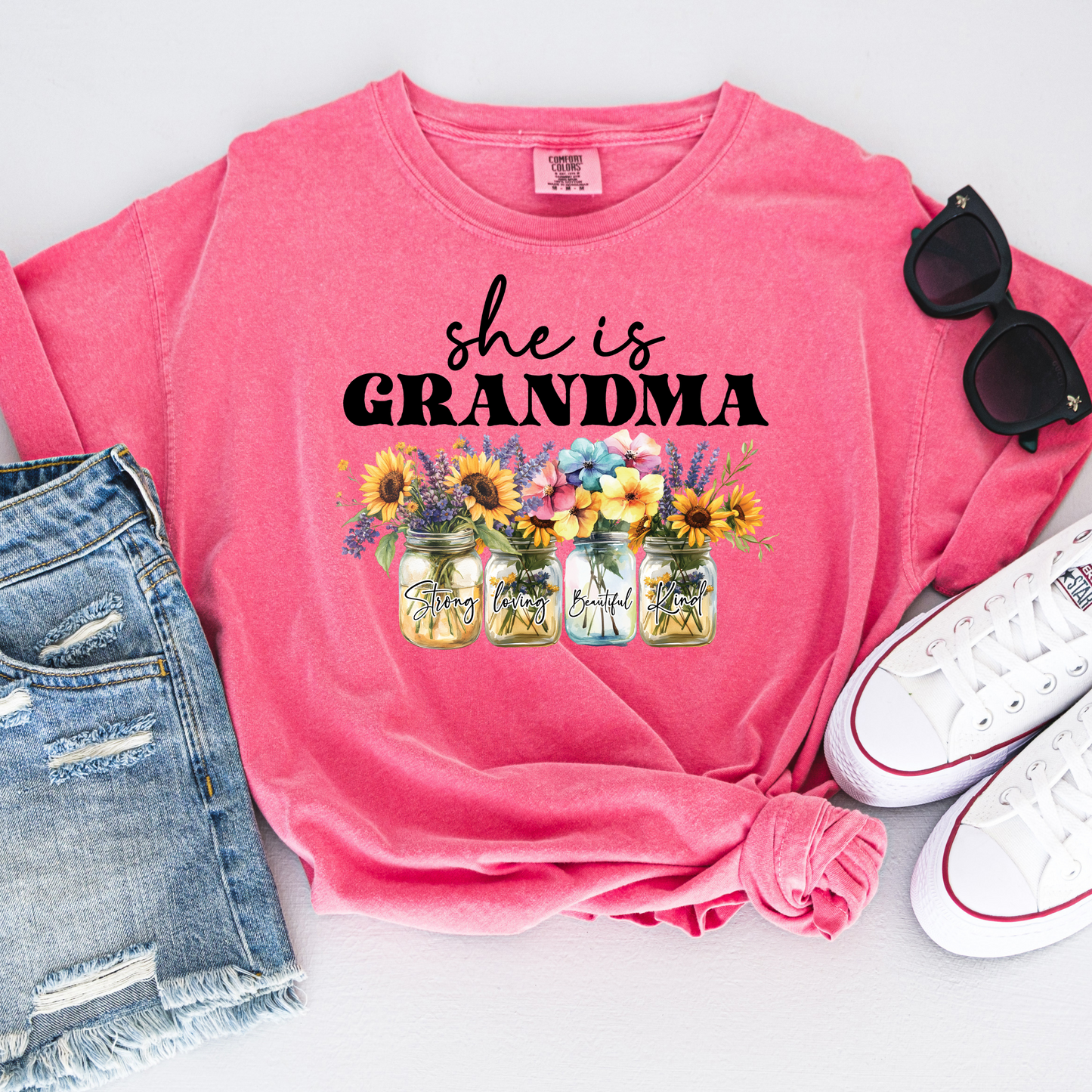 She Is Mom" Comfort Colors Tee – Mother's Day Edition