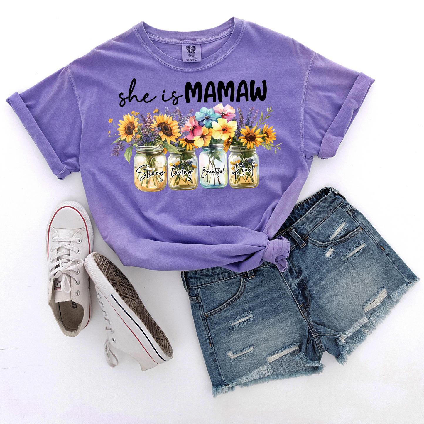 She Is Mom" Comfort Colors Tee – Mother's Day Edition