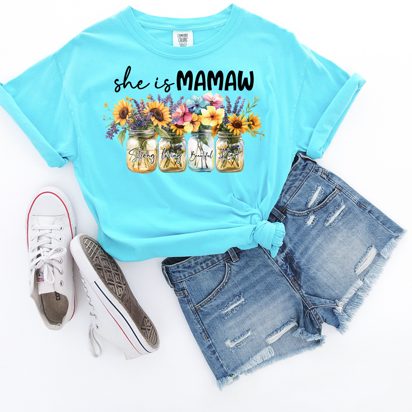 She Is Mom" Comfort Colors Tee – Mother's Day Edition