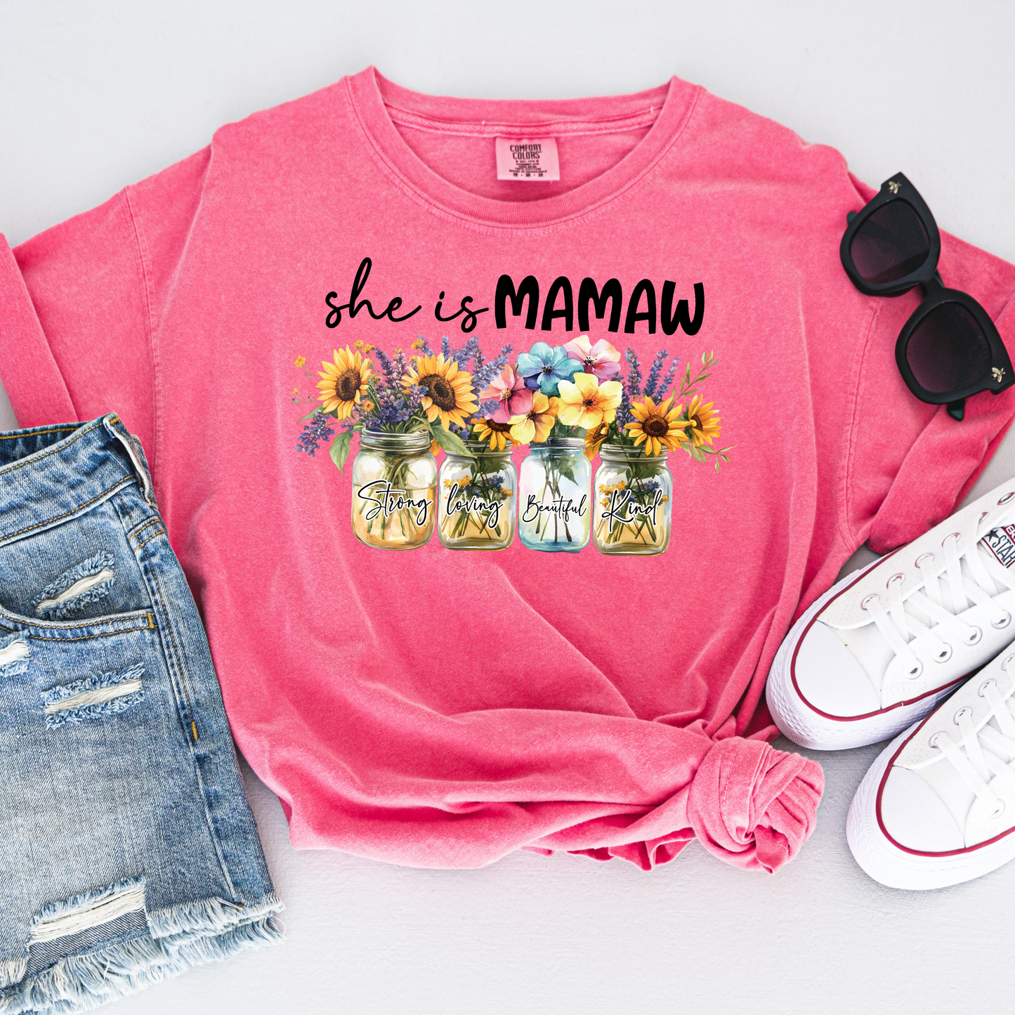 She Is Mom" Comfort Colors Tee – Mother's Day Edition