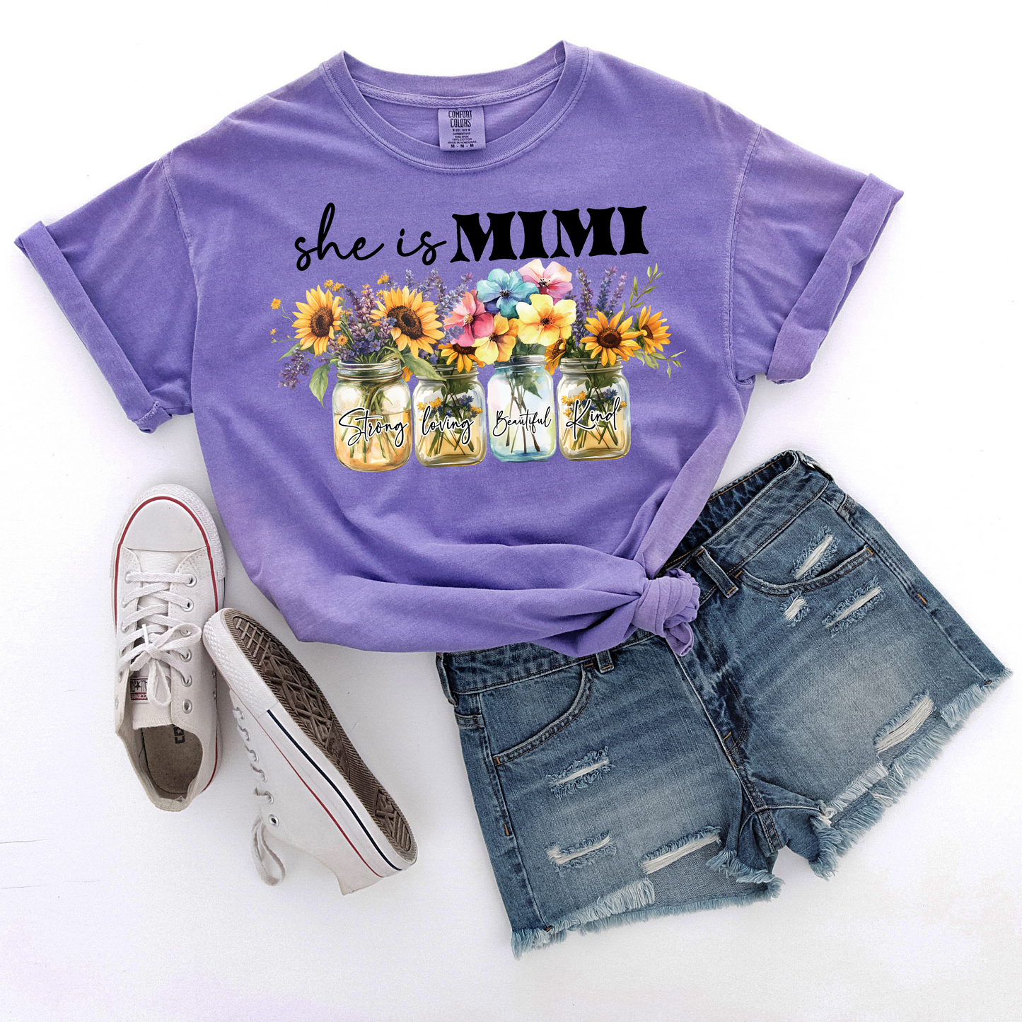 She Is Mom" Comfort Colors Tee – Mother's Day Edition