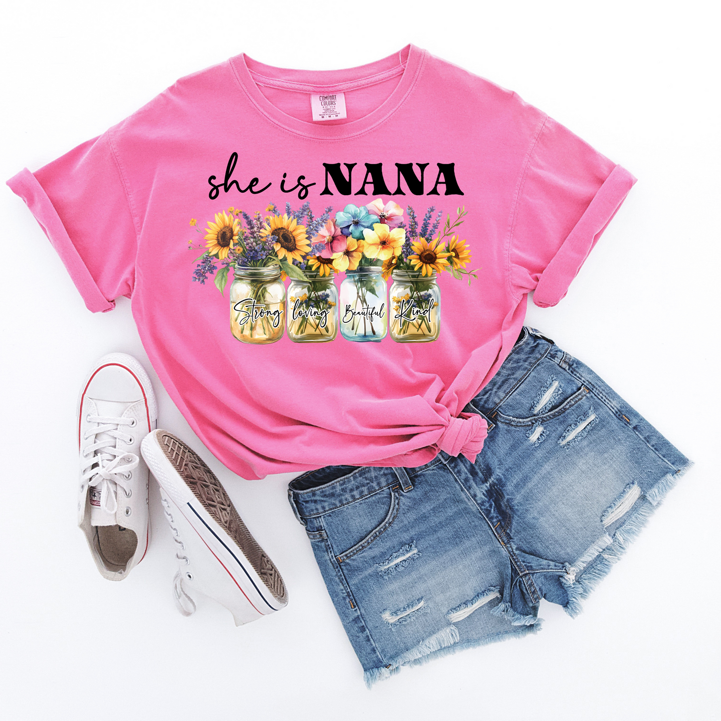 She Is Mom" Comfort Colors Tee – Mother's Day Edition