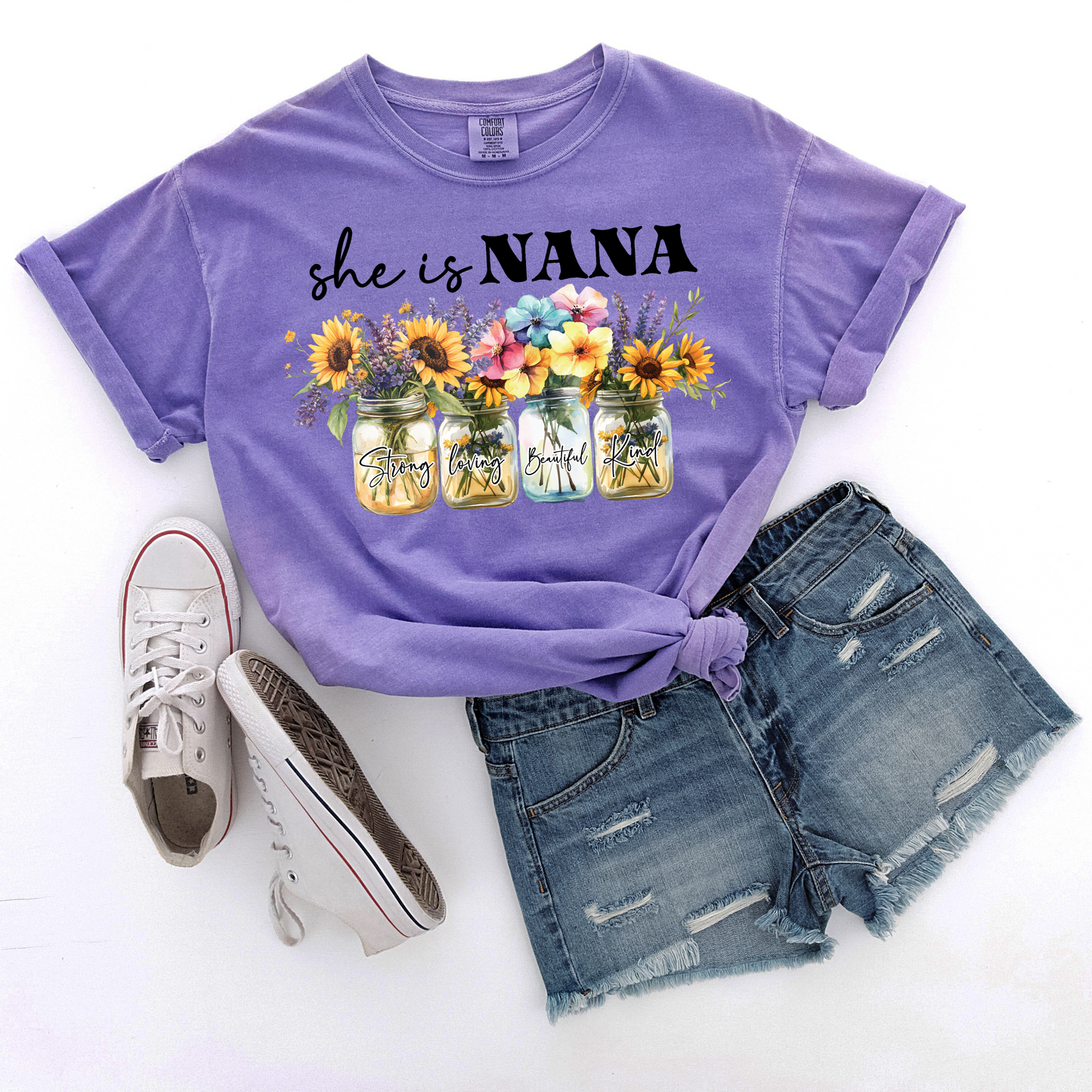 She Is Mom" Comfort Colors Tee – Mother's Day Edition