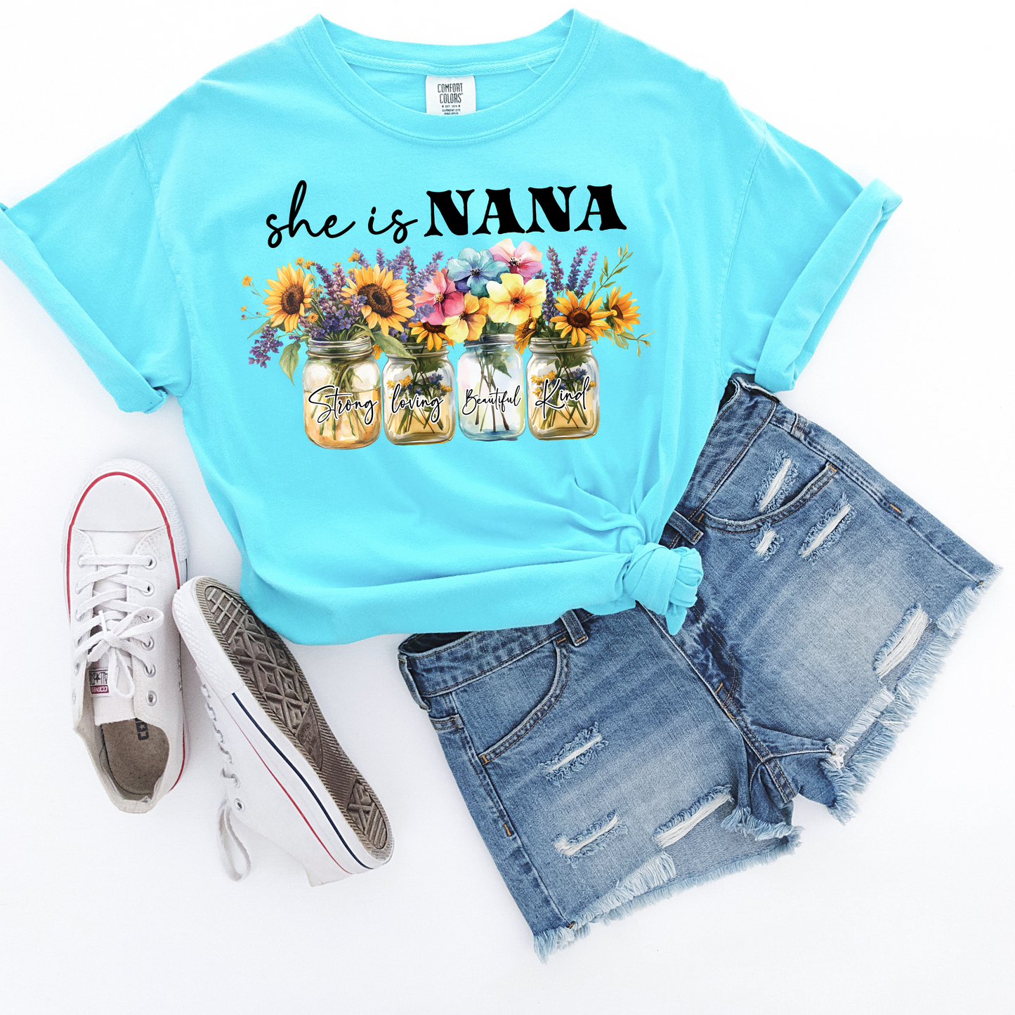 She Is Mom" Comfort Colors Tee – Mother's Day Edition