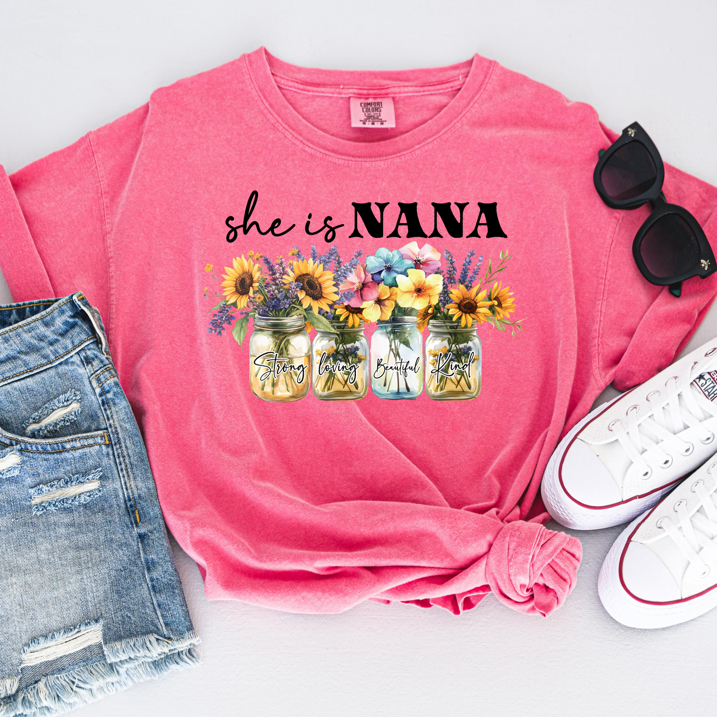 She Is Mom" Comfort Colors Tee – Mother's Day Edition