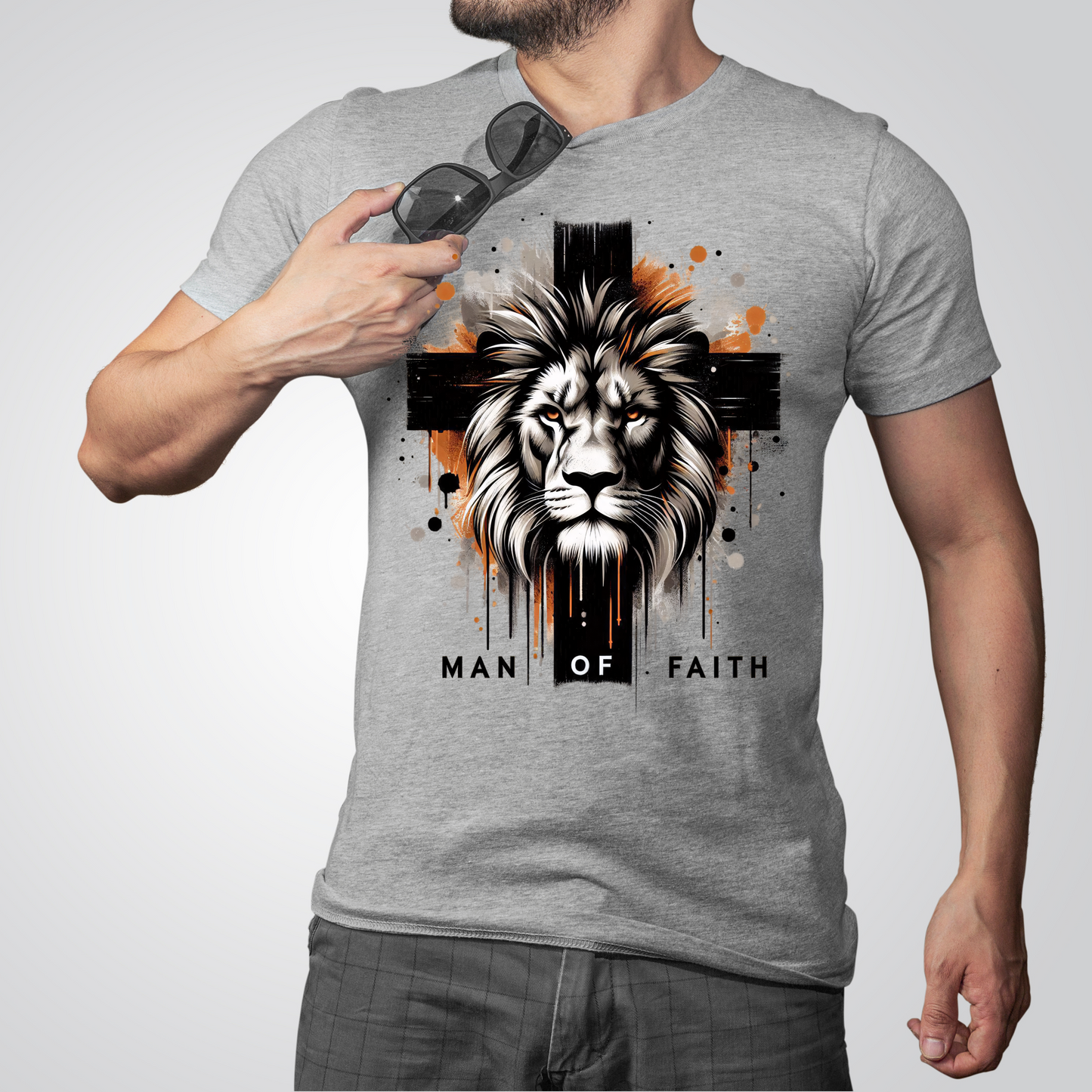 Man of Faith T-Shirt – Bold Style, Strong Belief