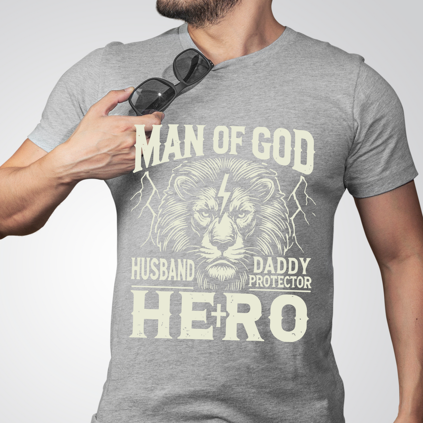 Man of God – Husband, Daddy, Protector T-Shirt