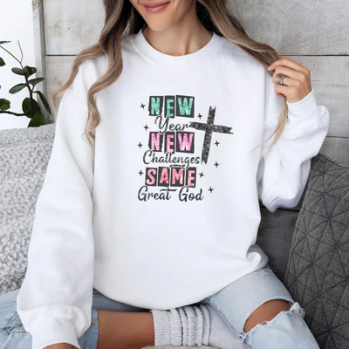 New Year, New Challenges, Same Great God Tee