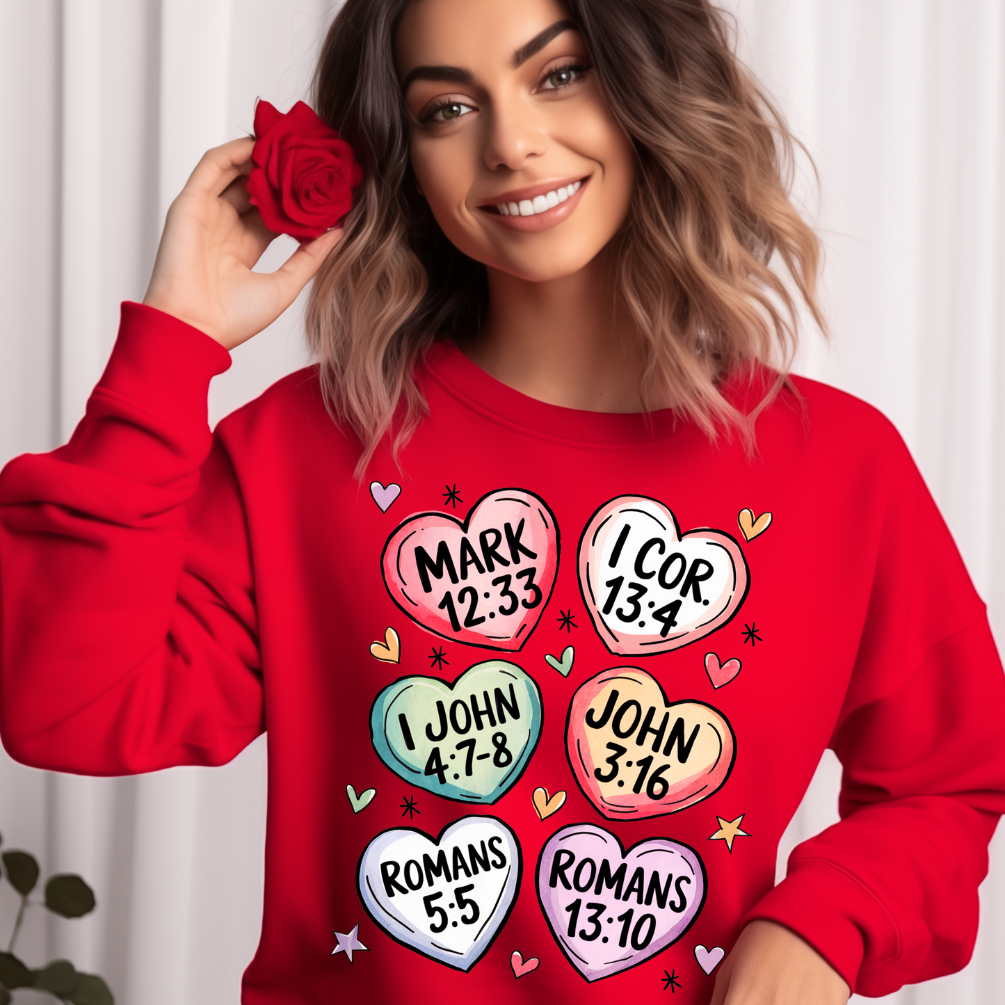 Scripture Hearts Tee