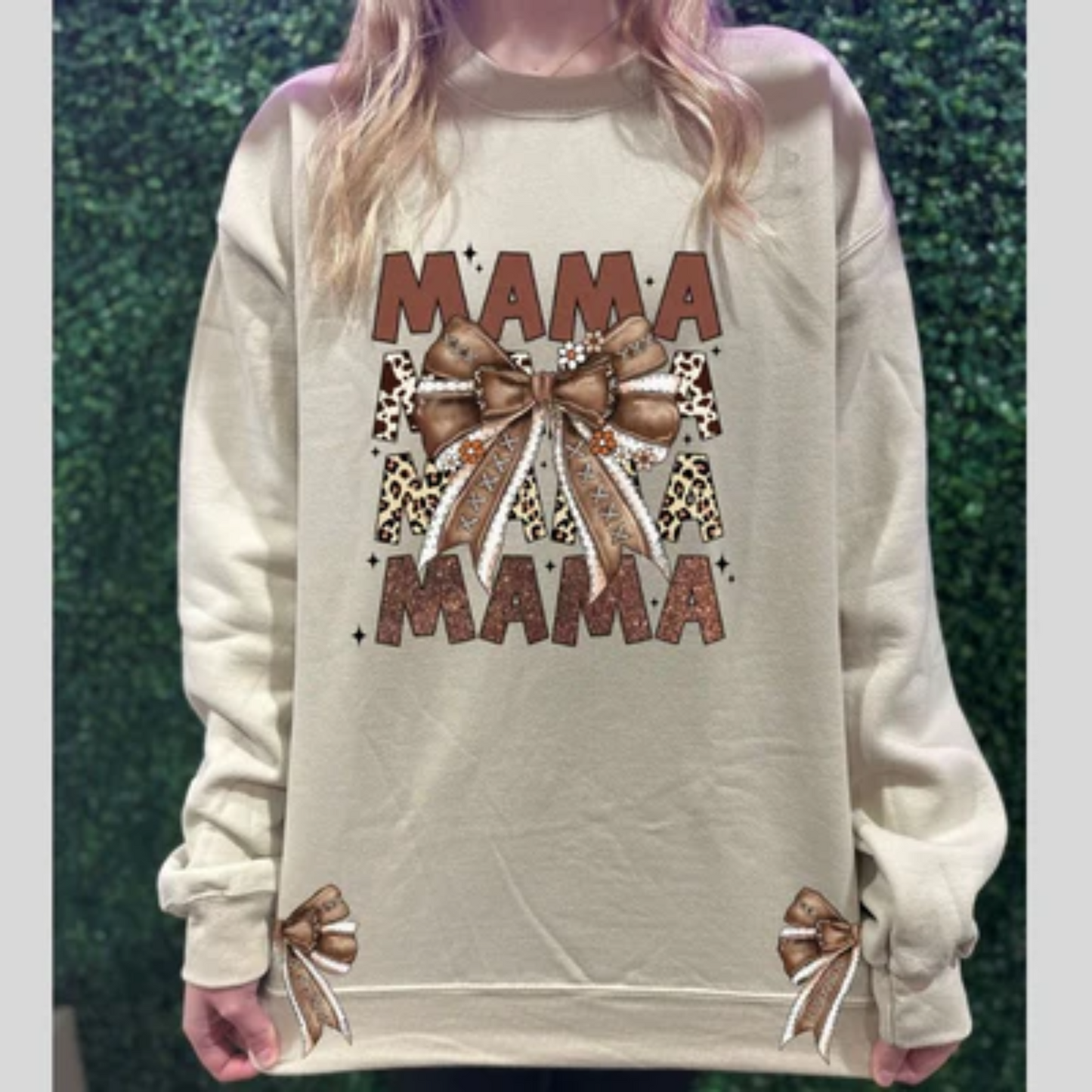 Mama Bow Crewneck