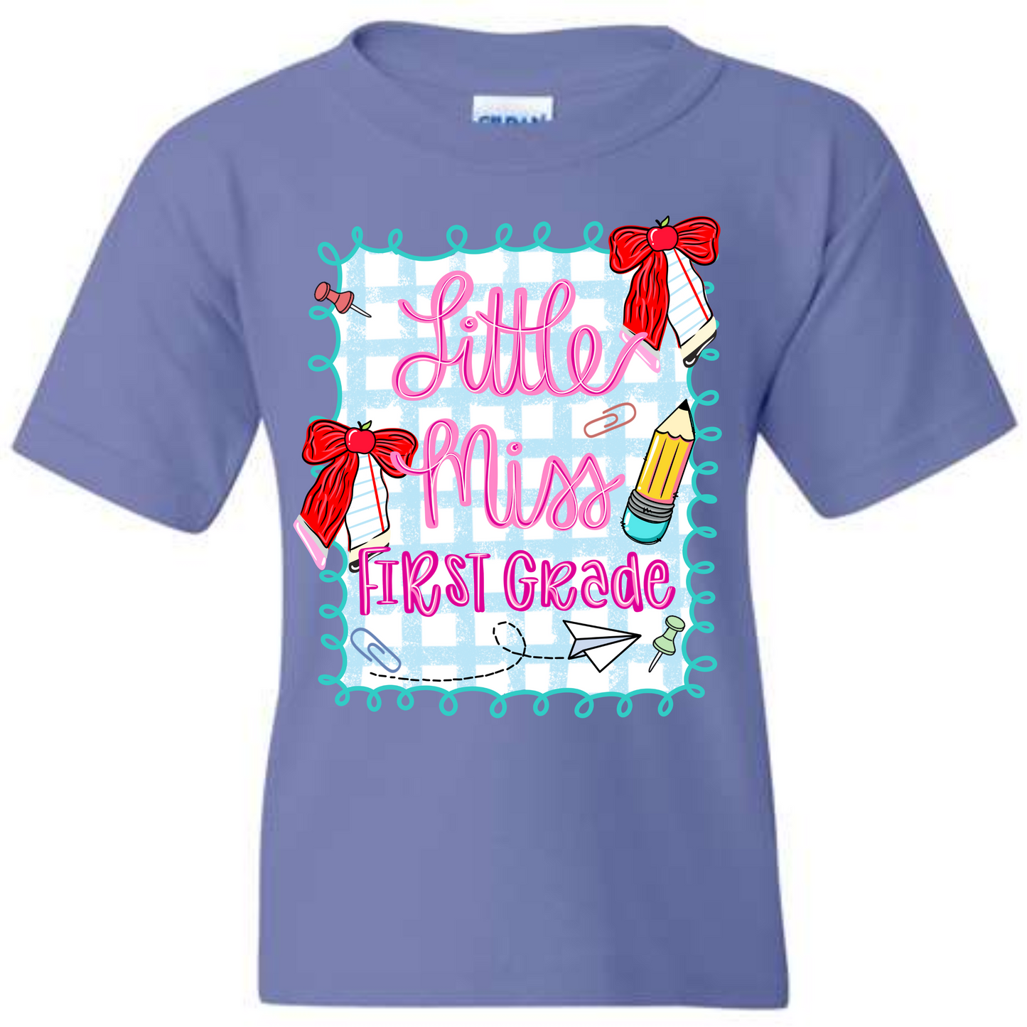 Smart & Saved – Girls Grade Level Tee (Preschool–5th Grade)