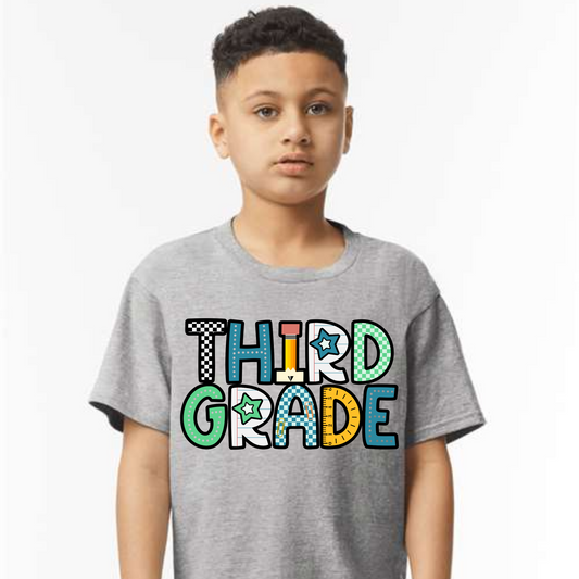Bold & Blessed – Boys Grade Level Tee (Pre-K to 4th Grade)