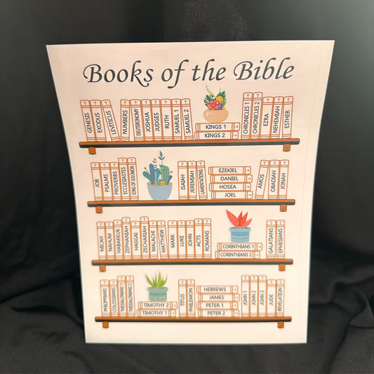 Bible Reading Tracker Sticker – Color-In Progress Chart