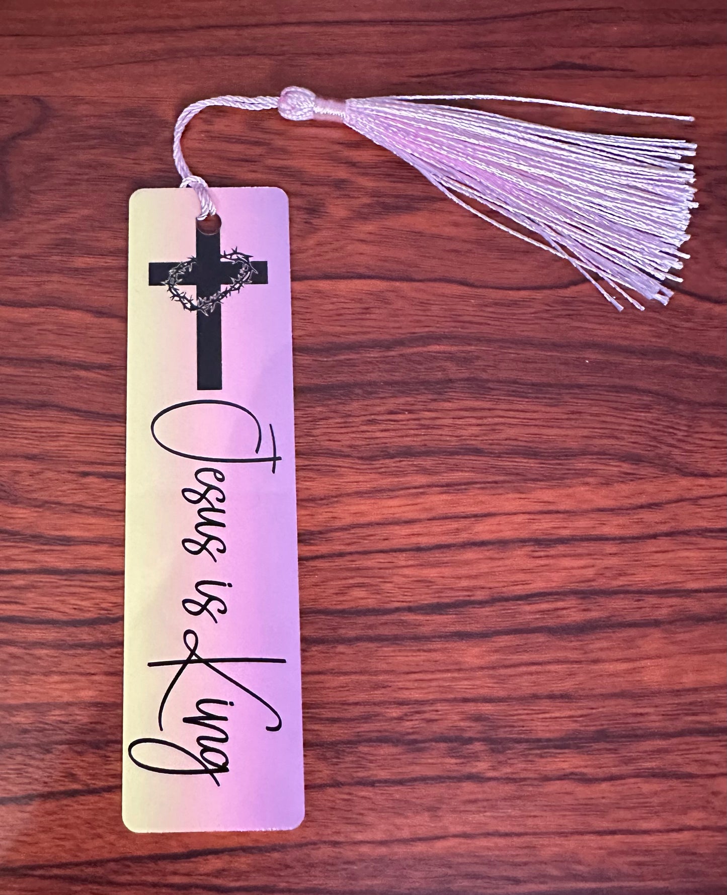 Jesus Is King – Faith-Inspired Christian Bookmark