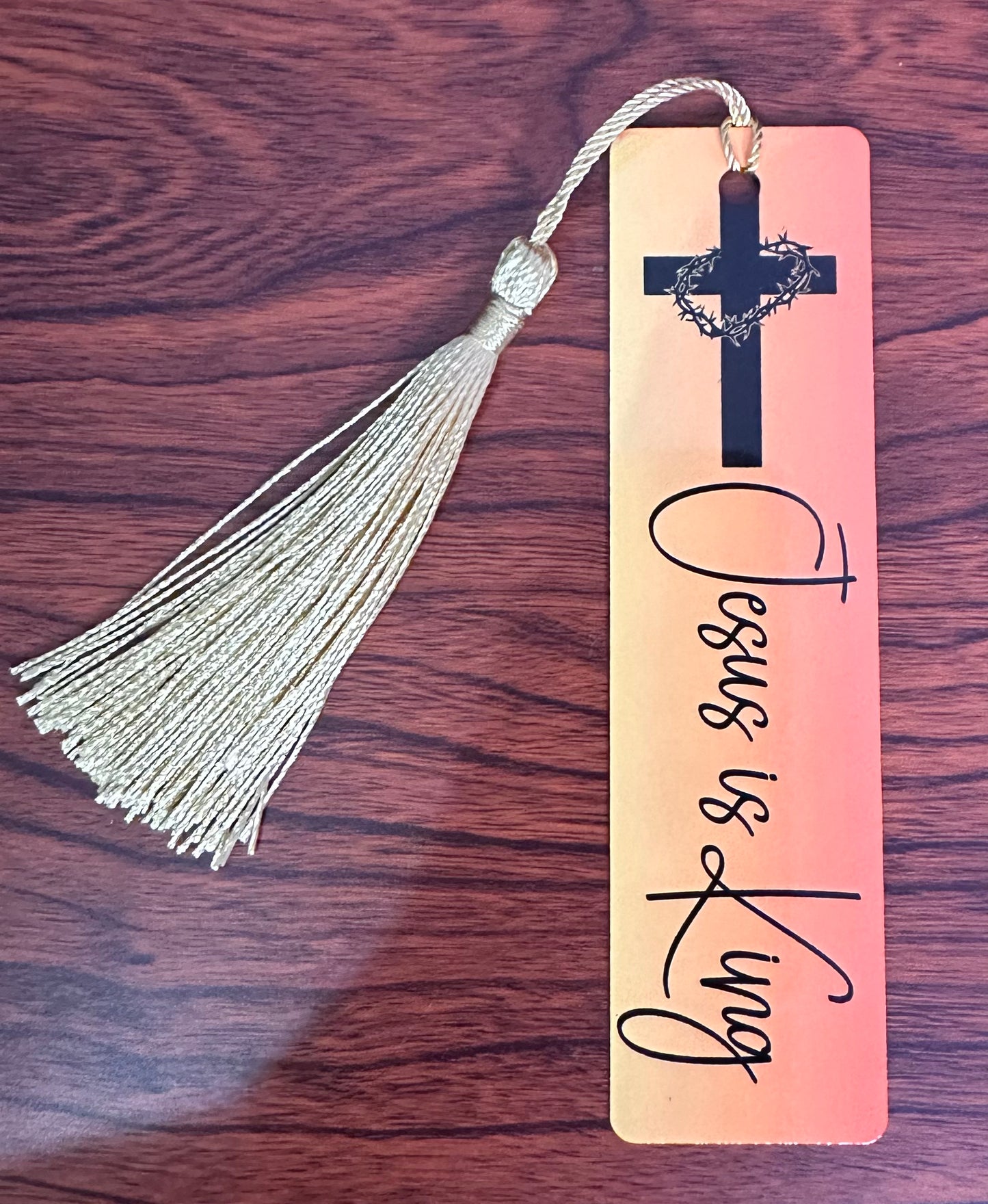 Jesus Is King – Faith-Inspired Christian Bookmark