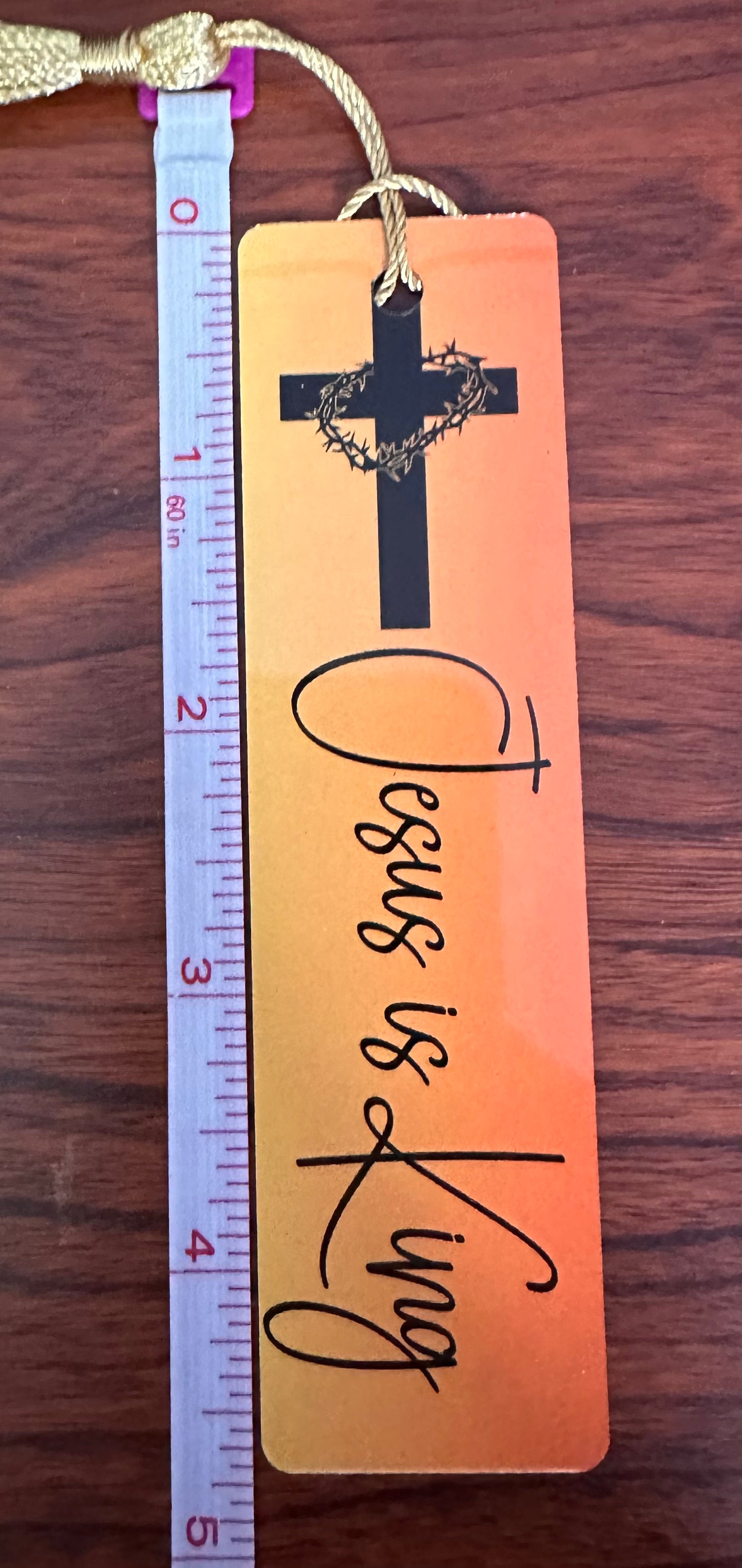 Jesus Is King – Faith-Inspired Christian Bookmark
