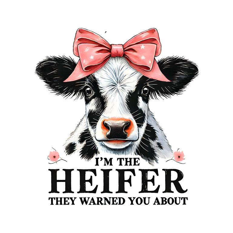 I'm the Heifer They Warned You About Car Coaster