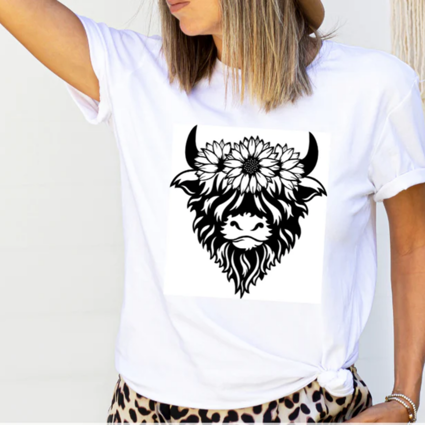 Highland Cow Tee