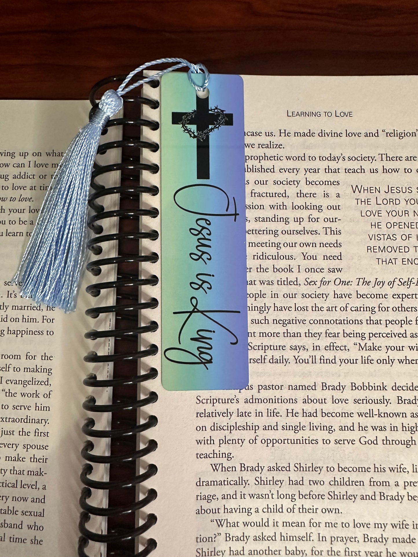 Jesus Is King – Faith-Inspired Christian Bookmark