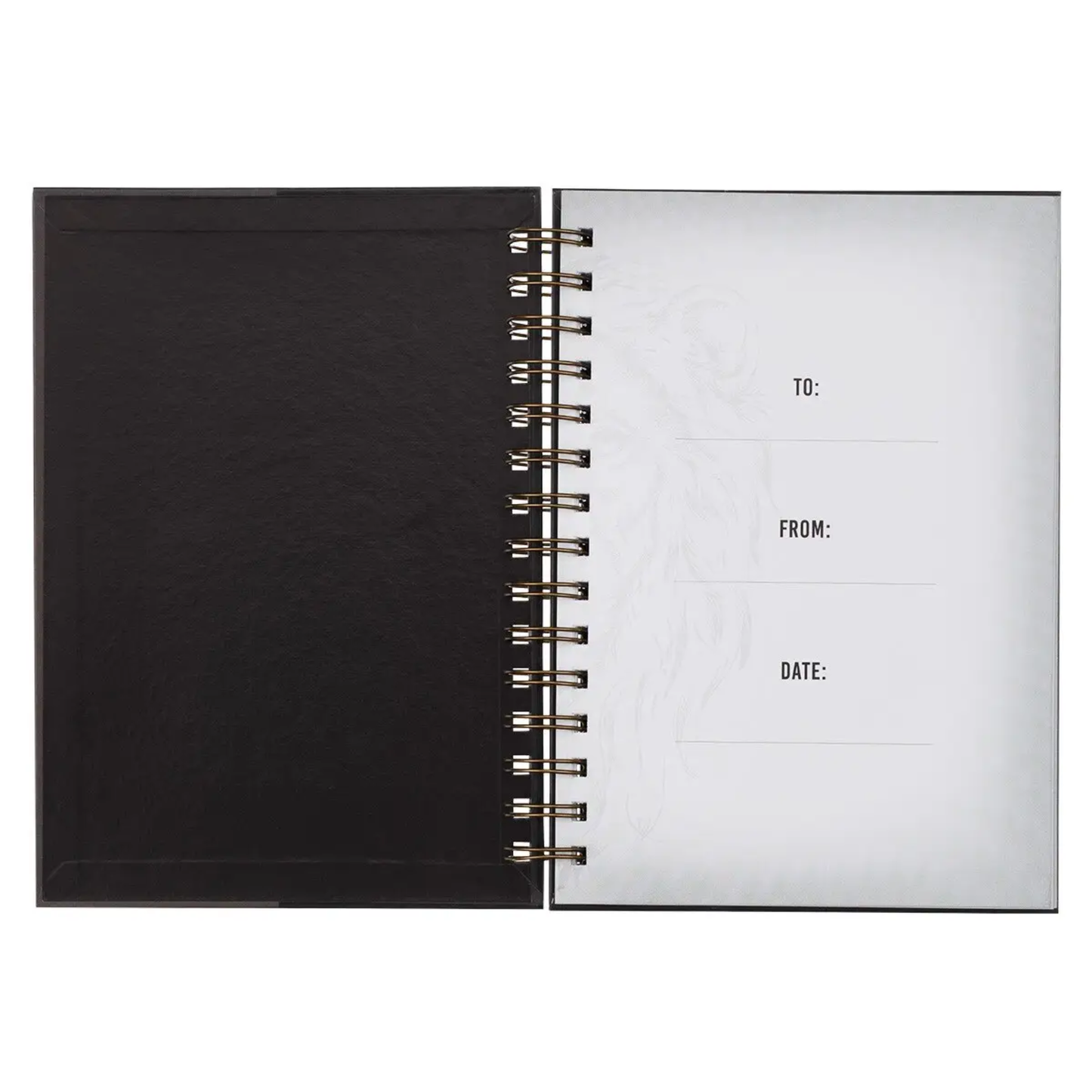 Strong – Joshua 1:9 Lion Spiral Notebook | Christian Faith Journal