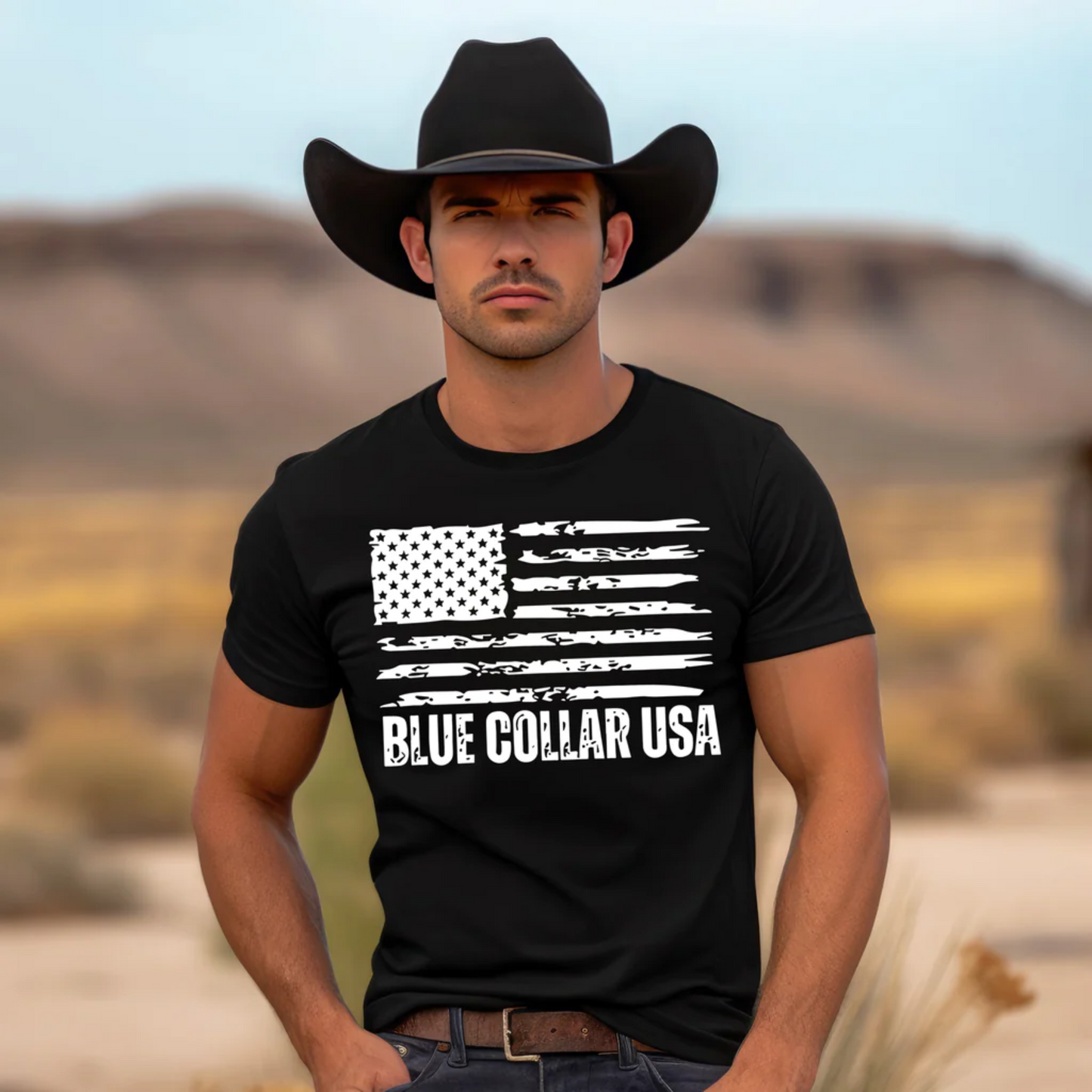 Blue Collar USA Tee