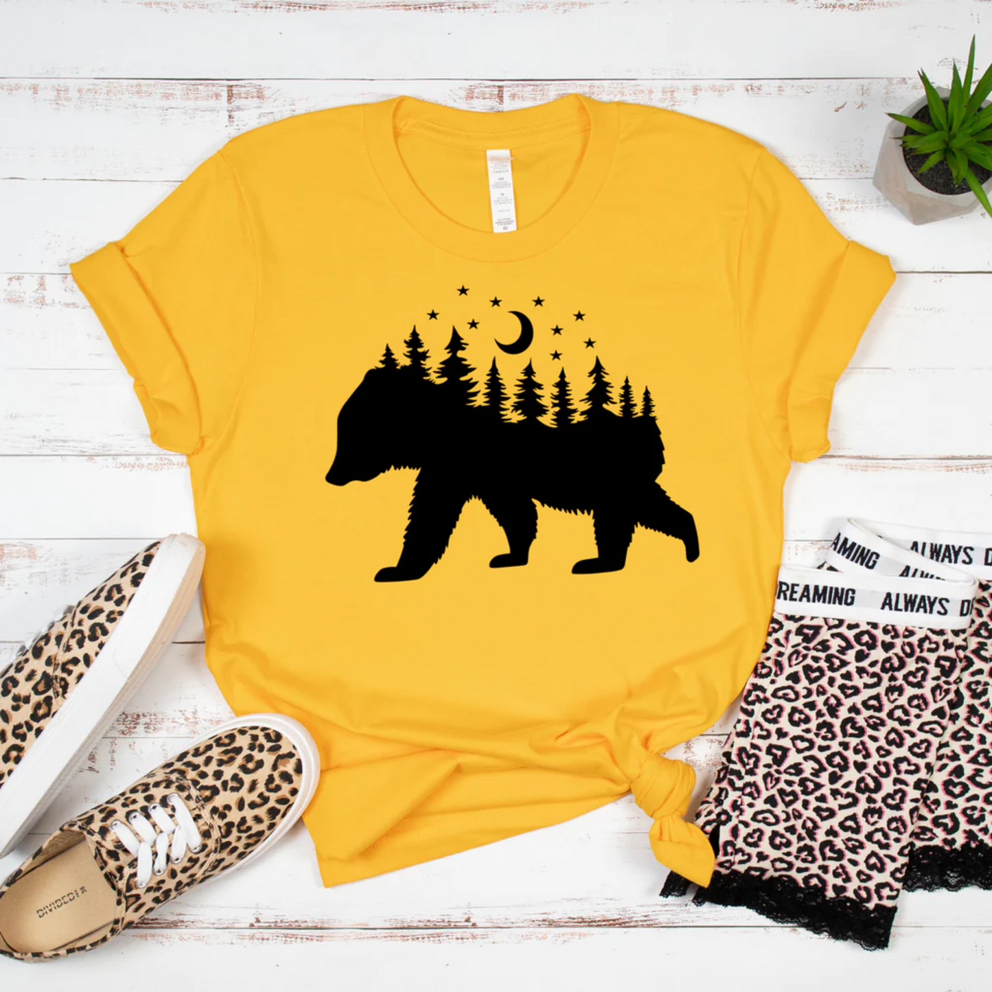 Camping Bear Tee